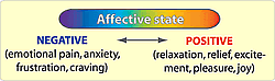 Fig.1: Human emotion is painted from a complex palette of separate states (or feelings), one of which is "affective stat". Affective state can range from painfully negative feelings such as a craving, to immensely positive feelings such as joy or rapture.
